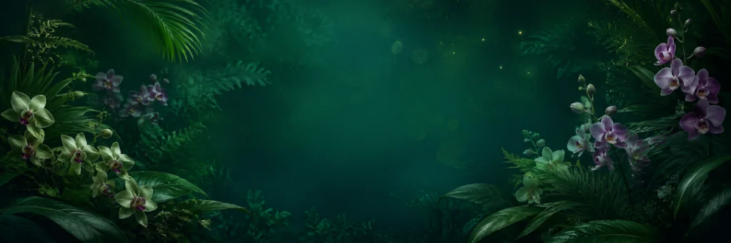 Assam orchid forest background