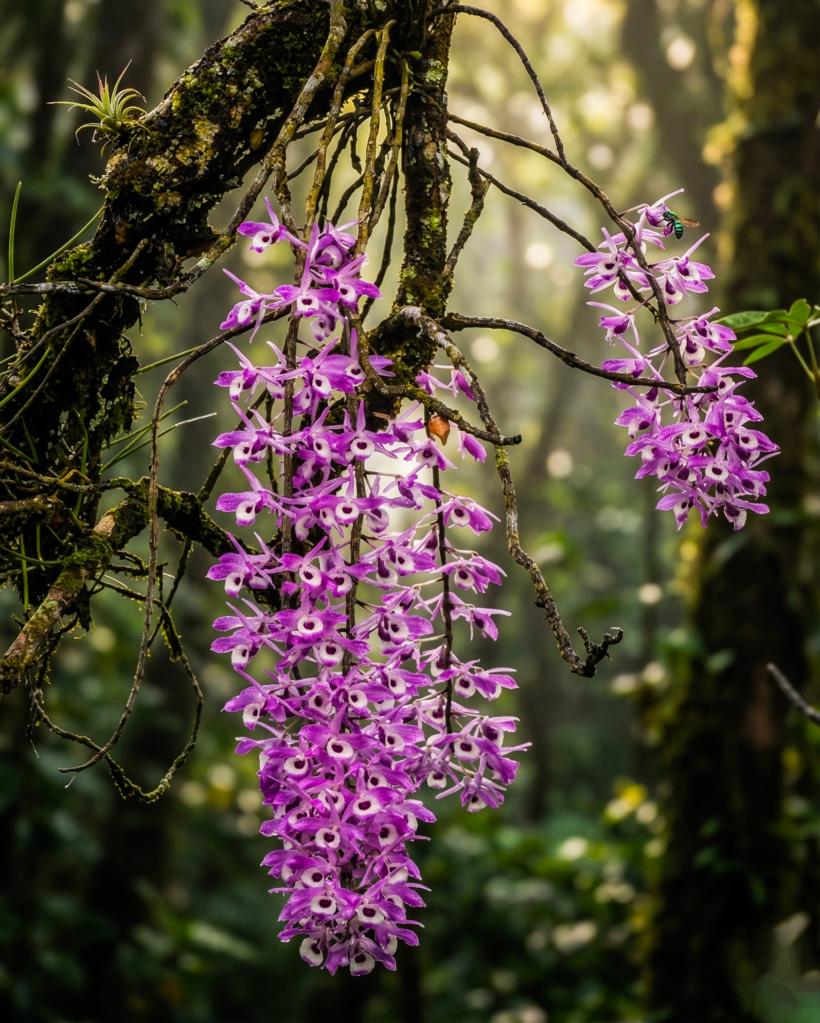 Beautiful orchid flowers in bloom